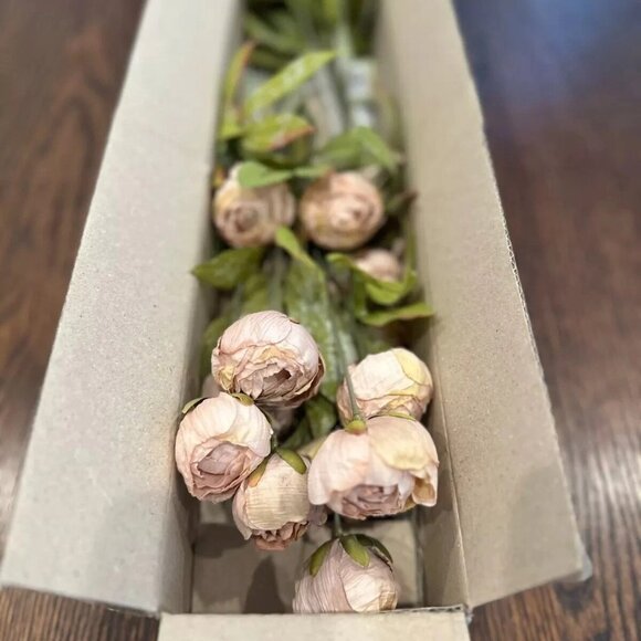 Michael's Ashland Tan Peony Stems Set of 8 - Picture 3 of 3